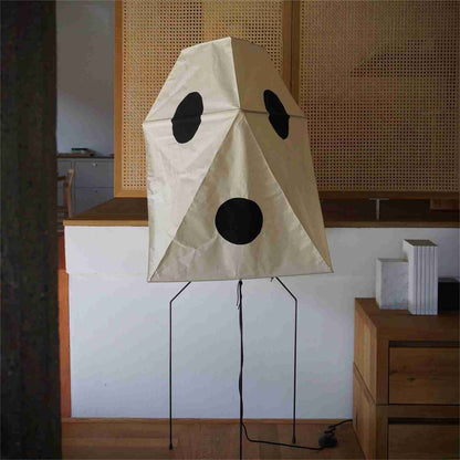 Kiran Minimalist Wabi-sabi Tripod Floor Lamp