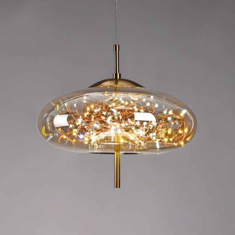 Atria Luxury Led Geometric Globe Sprinkle Pendant Light