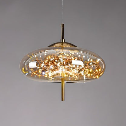 Atria Luxury Led Geometric Globe Sprinkle Pendant Light