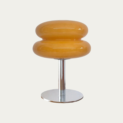 Josie Cream Glass Bauhaus Style Table Lamp