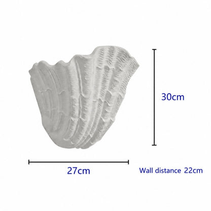 Layton French Coastal Shell Wall Sconce