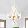 Astridina Rustic Antique Wooden French Country Chandelier