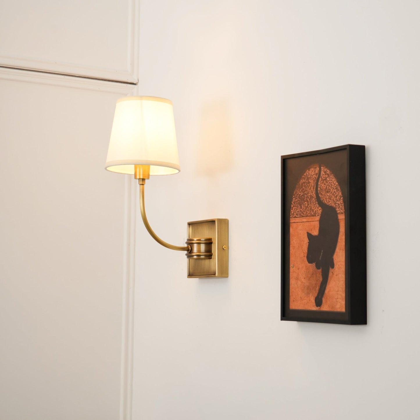 Wrynn 1/2/3 Light Fabric Shade Wall Sconce