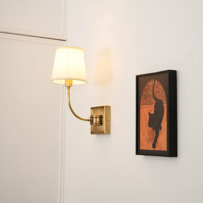 Wrynn 1/2/3 Light Fabric Shade Wall Sconce