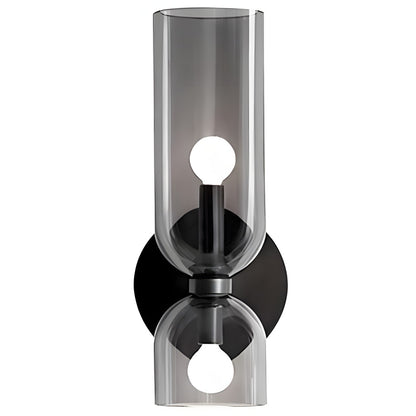 Trisia Modern Up Down Glass Wall Sconce