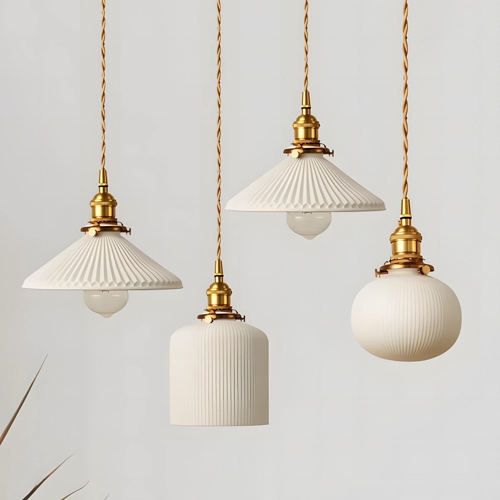 Elena Sjöborre Art Deco Stripe Pendant Light