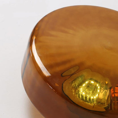Xanthe French Vintage Round Glass Ceiling Light