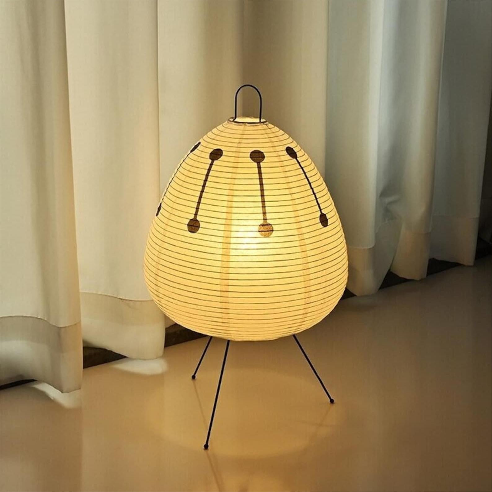 Nicolas Japanese Style Paper Lantern Table Lamp