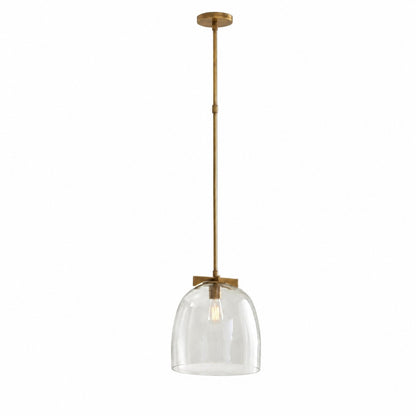 Titus Minimalist Transparent Glass Pendant Light