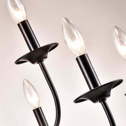 Caelestis Farmhouse 9 Light Metal Chandelier