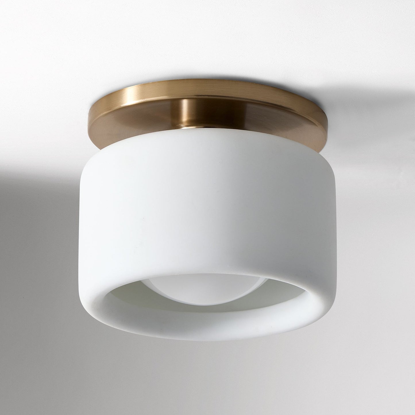 Aura Modern Porcelain Flush Mount Ceiling Light