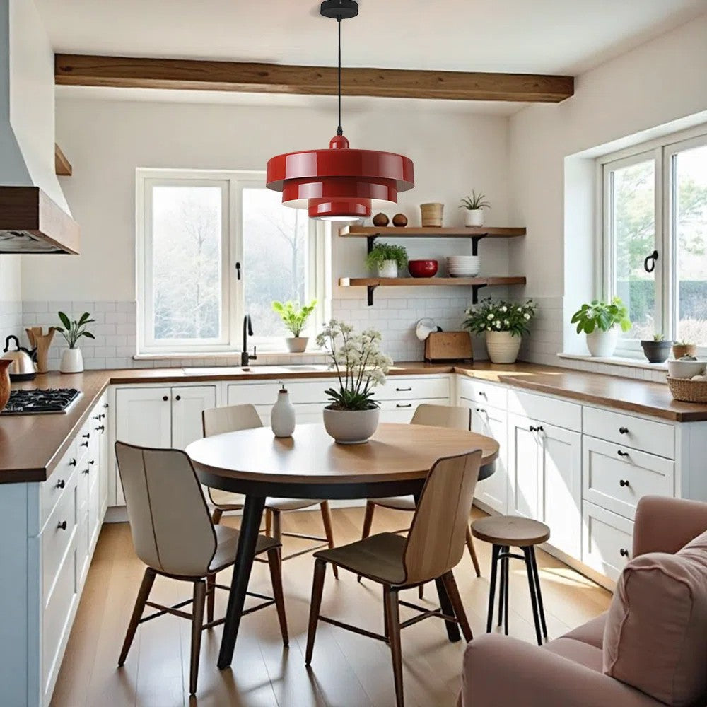 Modern Scandinavian Multi‑Layer Colorful Pendant Light
