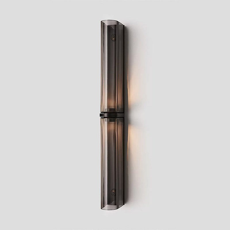 Giulia Minimalist LED Double Tube Glass Wall Light