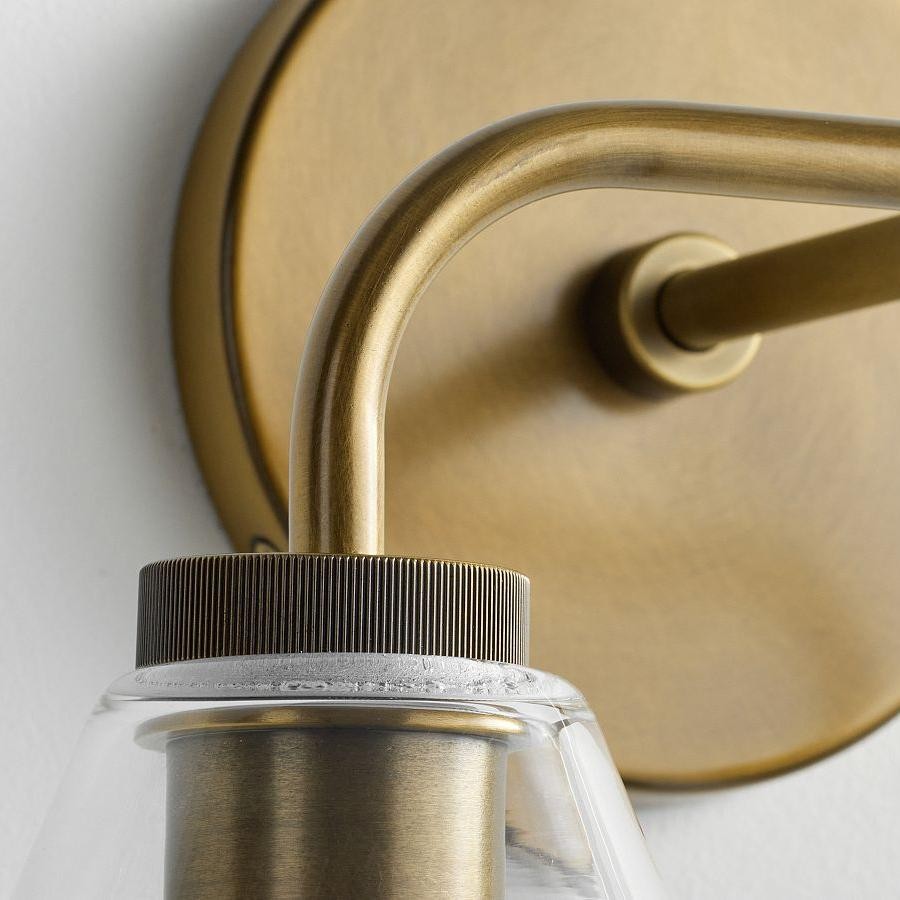 Kaelen Retro Cooper Cone Sconce Light