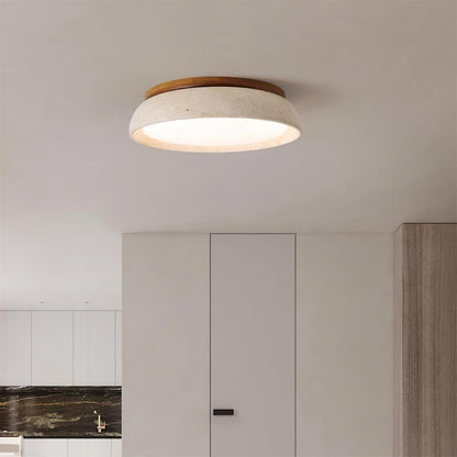 Nox Scandinavian Travertine Ceiling Light