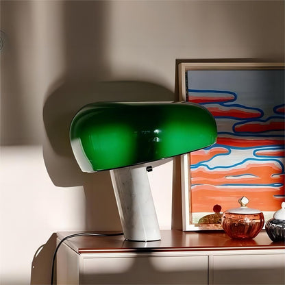 Paula Vintage Table Lamp with Marble Base