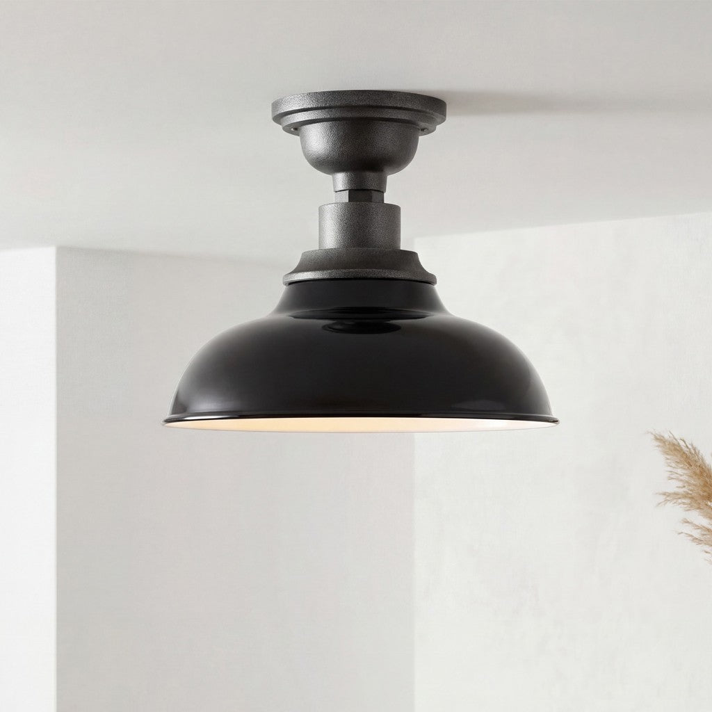 Creed Classic Industrial Metal Dome Ceiling Light
