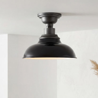 Creed Classic Industrial Metal Dome Ceiling Light