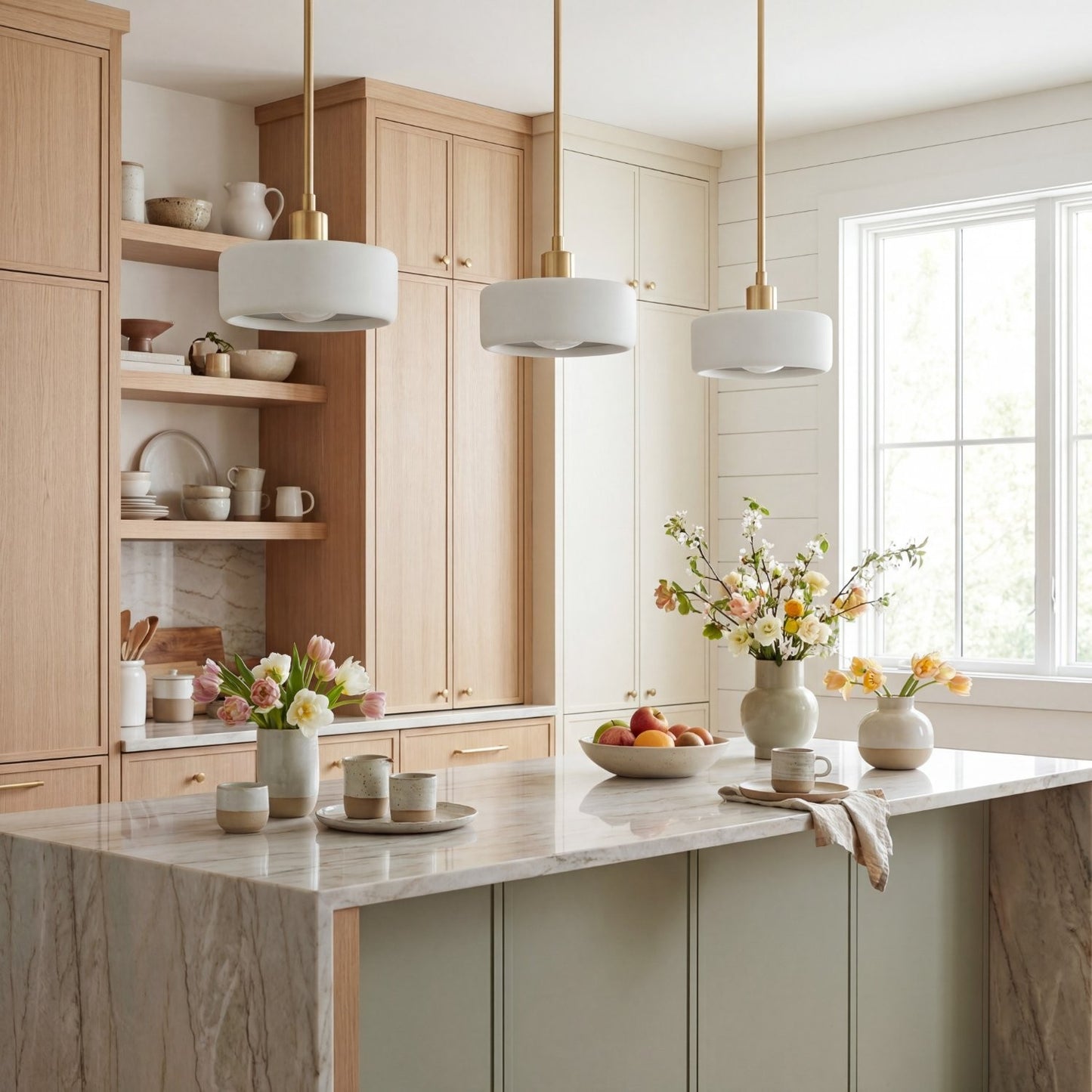 Aura Modern Porcelain Pendant Ligtht