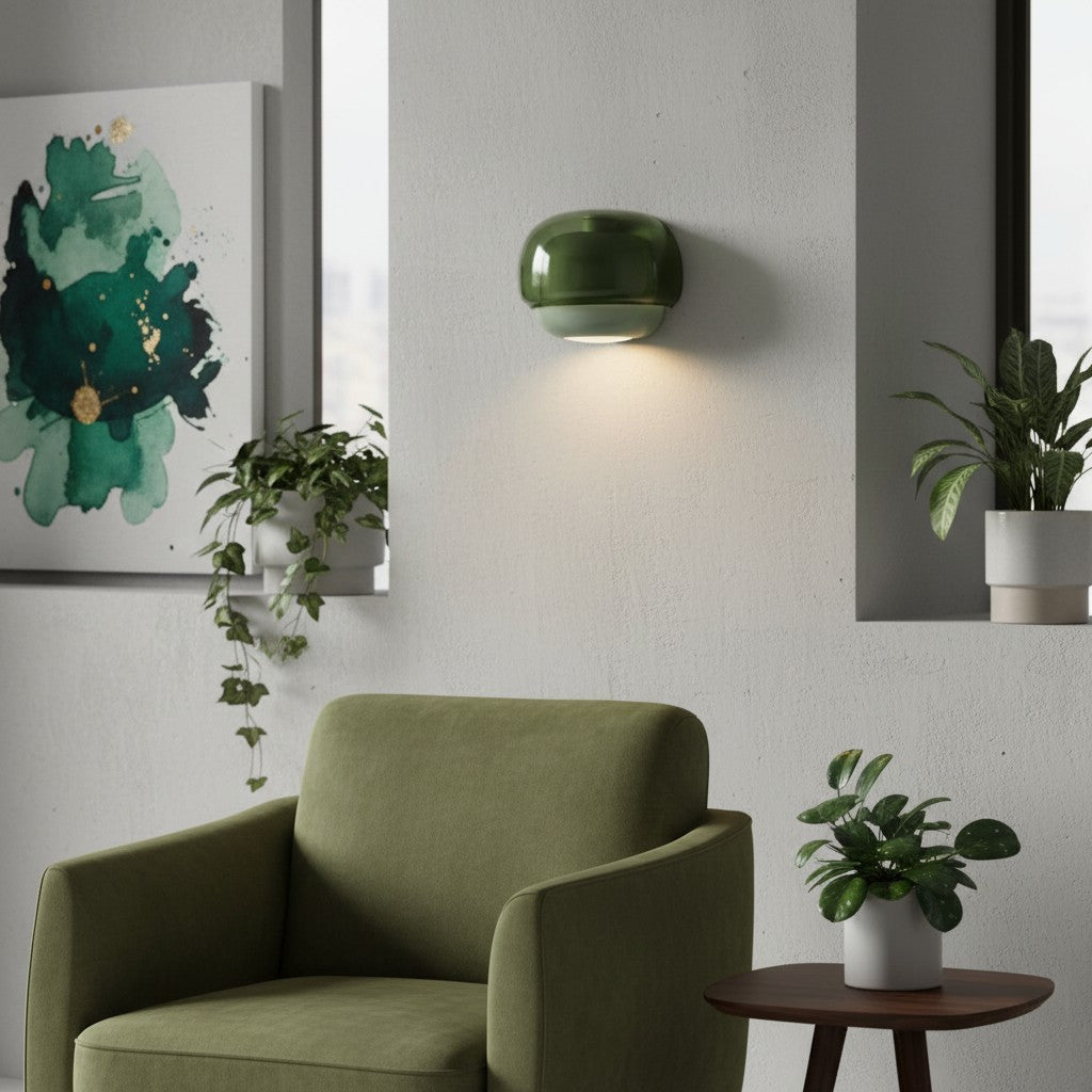 Norman Modern Colorful Layered Glass Wall Light