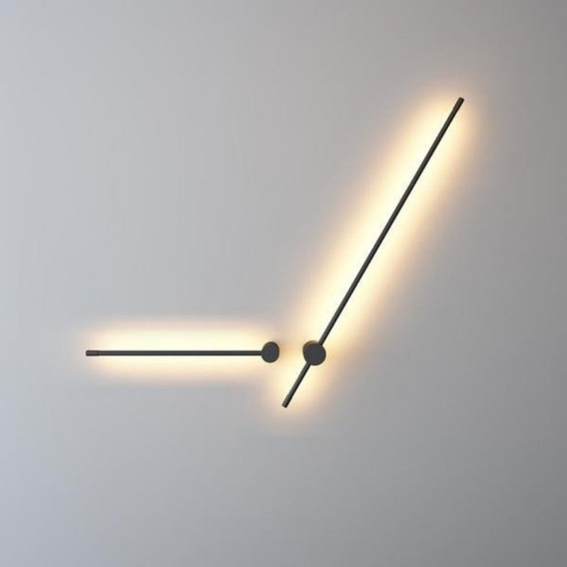 Aaradhya Modern Minimalist Rotatable Linear Black LED Wall Light