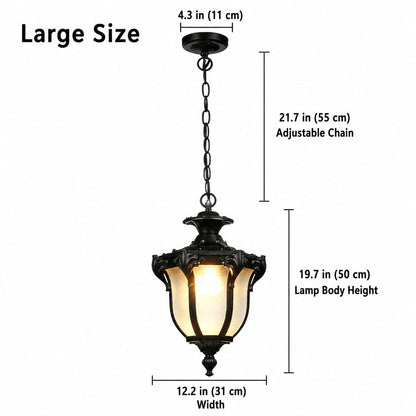 Malcolm Farmhouse Outdoor Porch Lantern Pendant Light