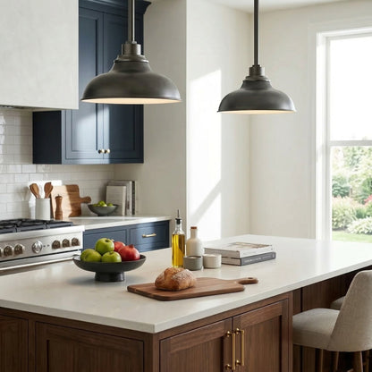 Creed Industrial Dome Metal Pendant Light