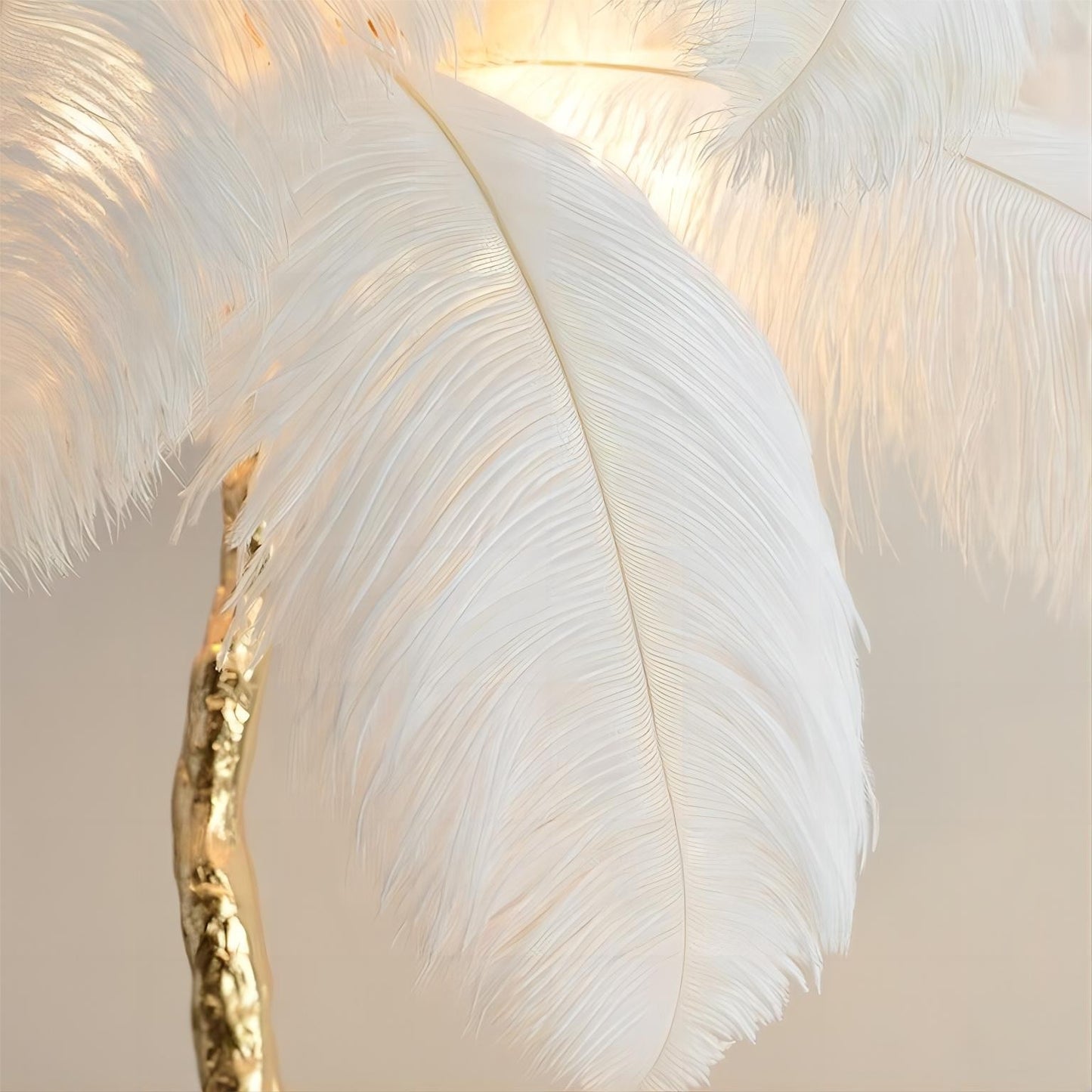 Aita Ostrich Feather Floor Lamp