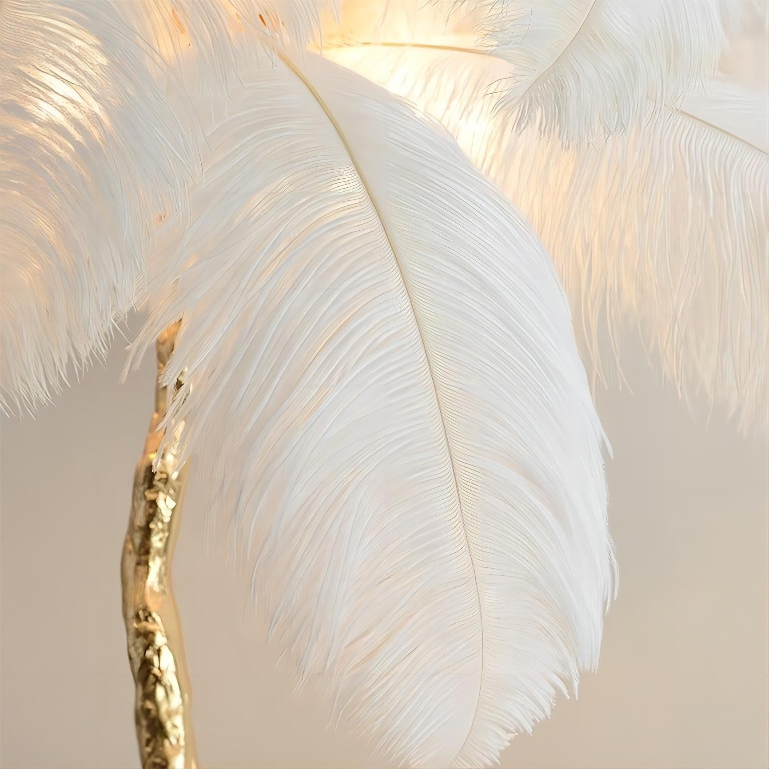 Aita Ostrich Feather Floor Lamp