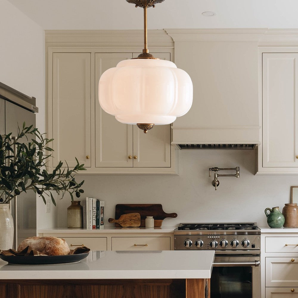 Ozita Retro Semi-Flush Mount Eloise Pendant Light