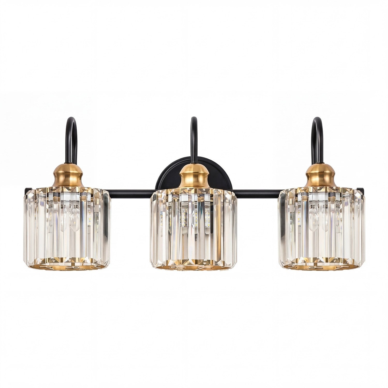 Naeris Modern Square Crystal Wall Sconce