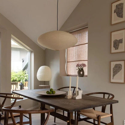 Gino Japanese Rice Paper Lantern Pendant Light