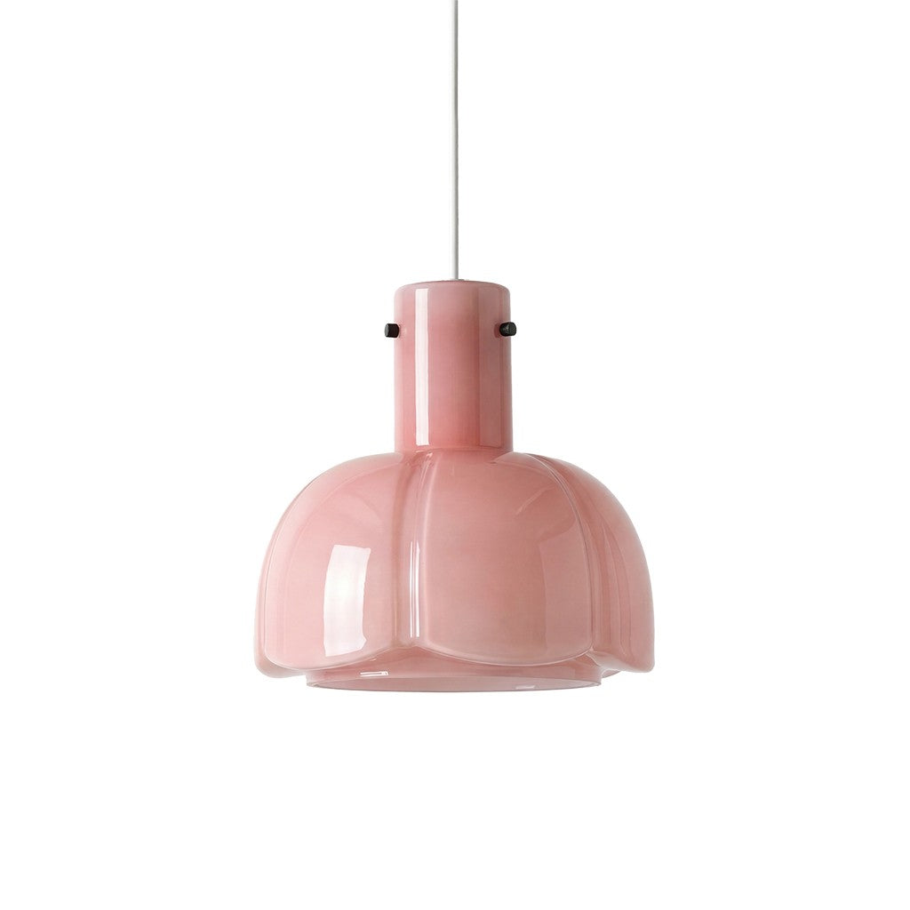 Palak Minimalist Handmade Glass Shade Pendant Light