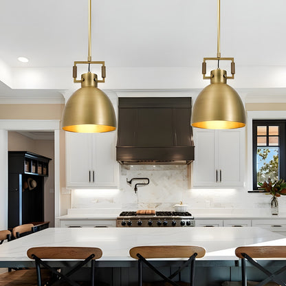 Hazel Industrial Style Metal Shade Pendant Light