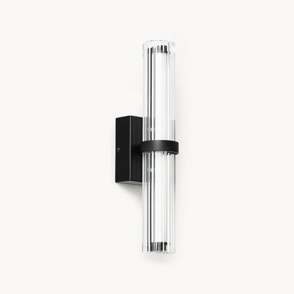 Saelin Modern LED Tube Glass Wall Sconce