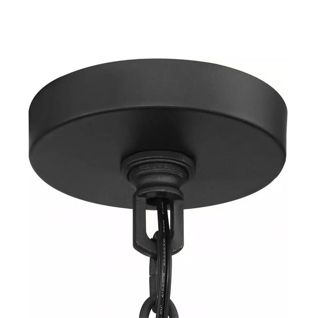 Ojaswi Rustic Bronze Industrial Pendant Light with Drum Shade