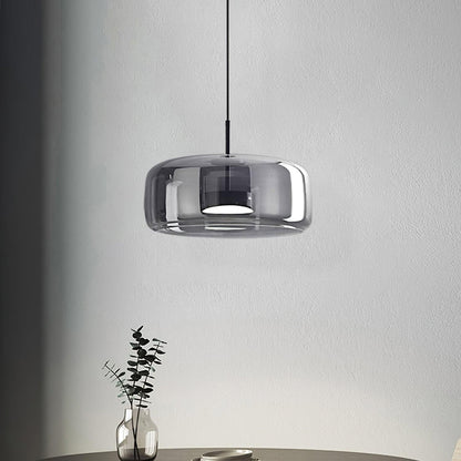 Raith Mouth Blown Glass Shade Pendant Light