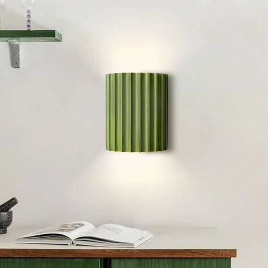 Pranavi Modern Bundle Ribbed Fluted Resin Wall Sconce