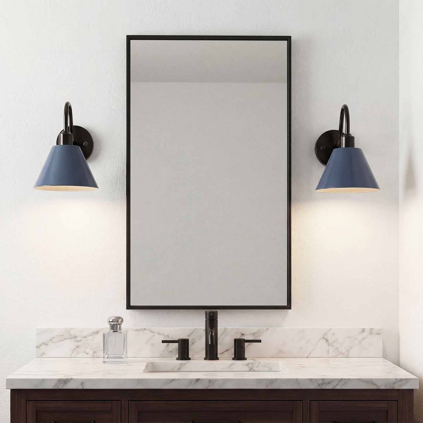 Ferm Minimalist Industrial Tapered Sconce