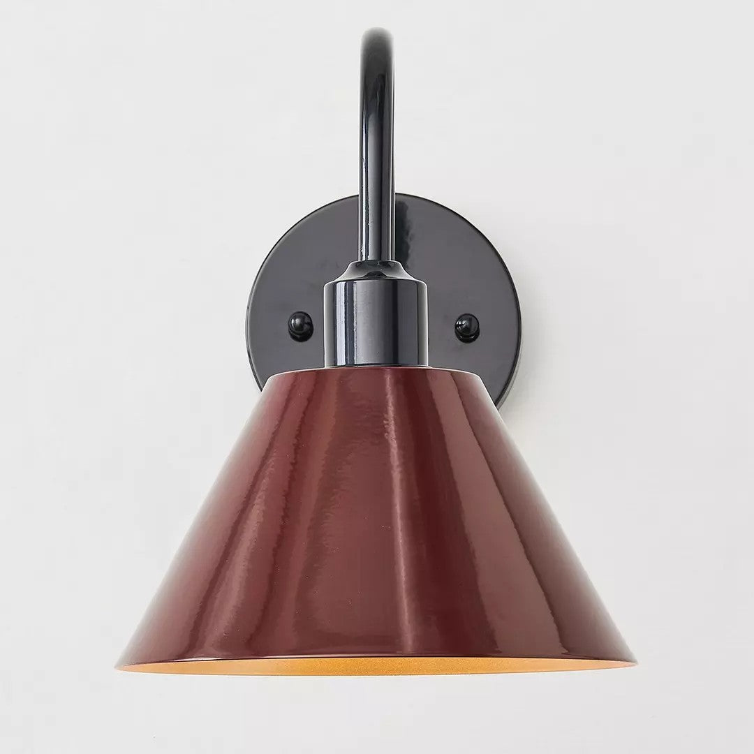 Ferm Minimalist Industrial Tapered Sconce