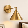 Bastian Adjustable Industrial Brass Wall Sconce