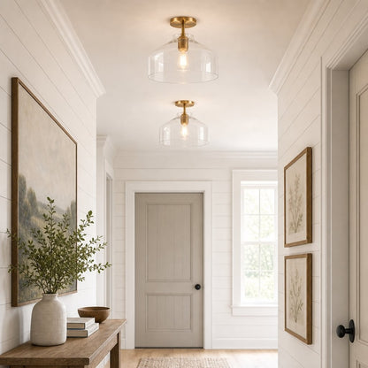 Drilon Nordic Morandi Metal Flush Mount Ceiling Light