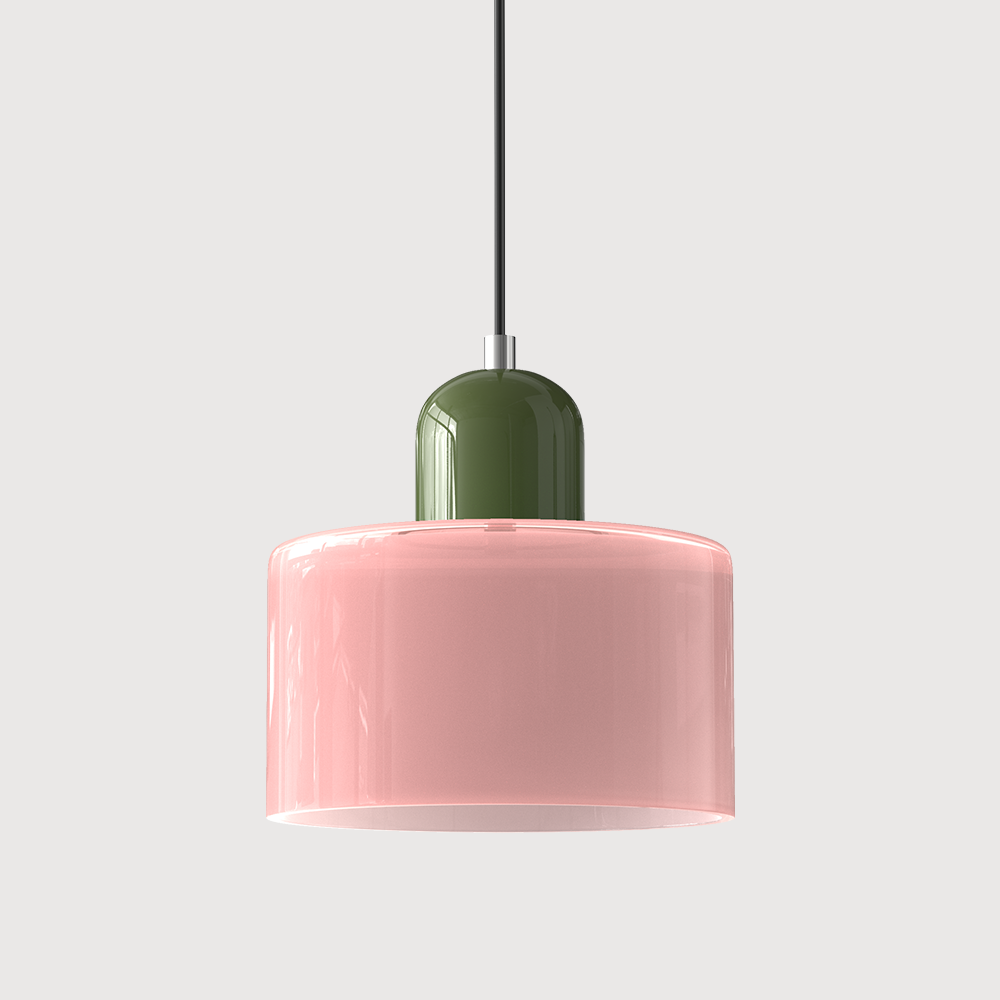 Colorful Creative Small Fresh Glass Shade Pendant Light