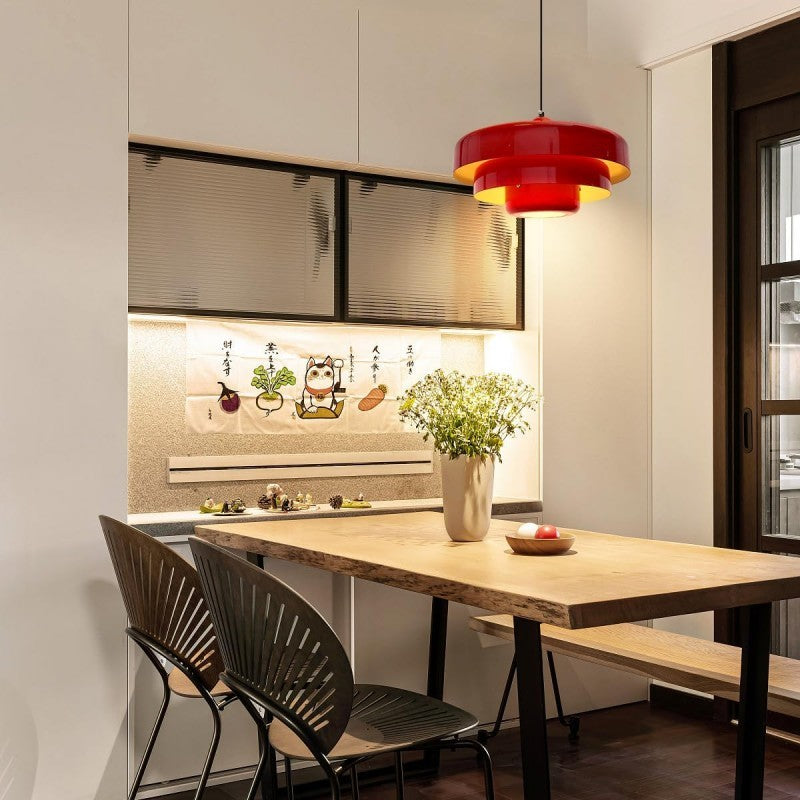 Modern Scandinavian Multi‑Layer Colorful Pendant Light