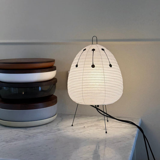 Nicolas Japanese Style Paper Lantern Table Lamp