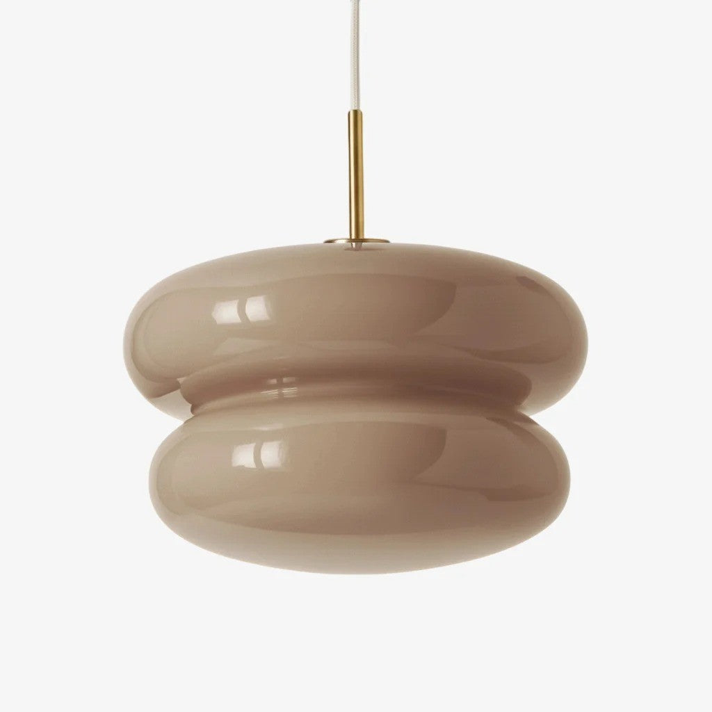 Josie Cream Bauhaus Opal Glass Pendant Light