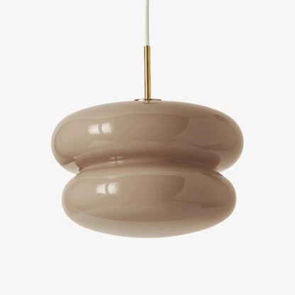 Josie Cream Bauhaus Opal Glass Pendant Light