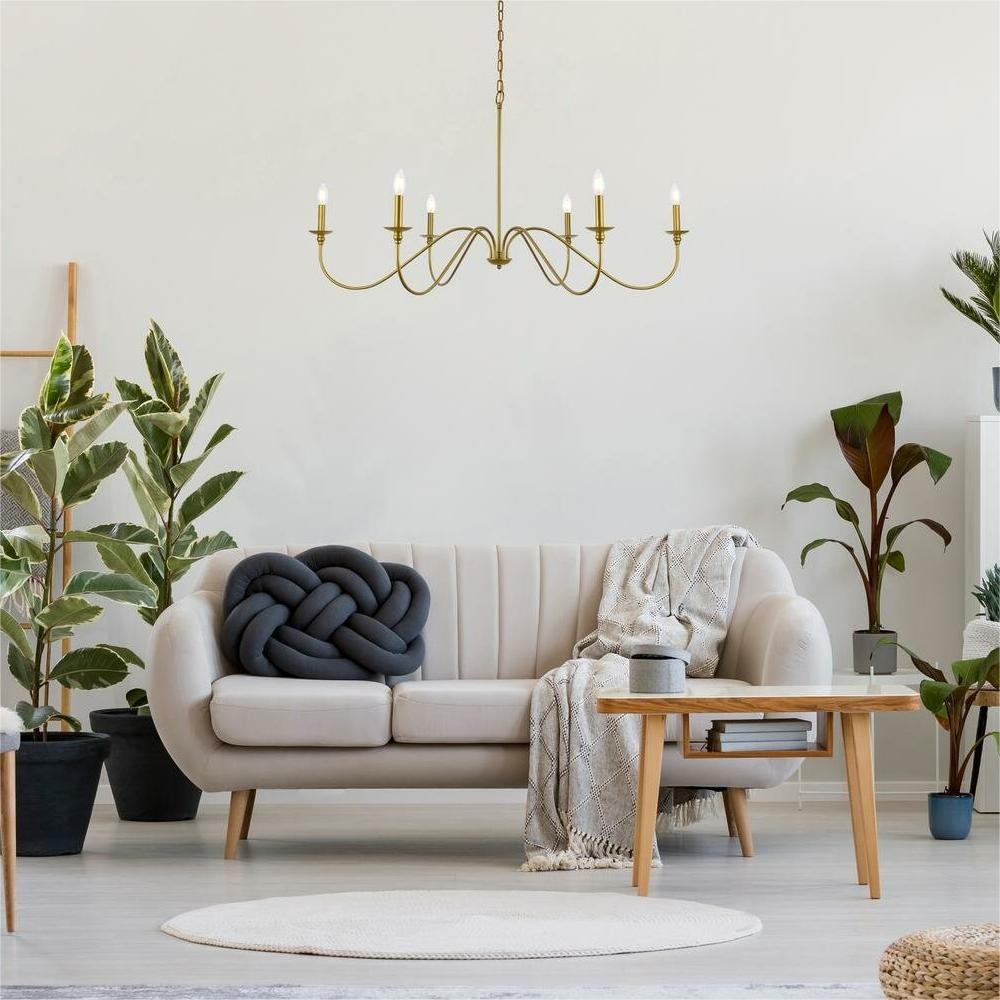 Alistair Vintage Candle Style Metal Chandelier
