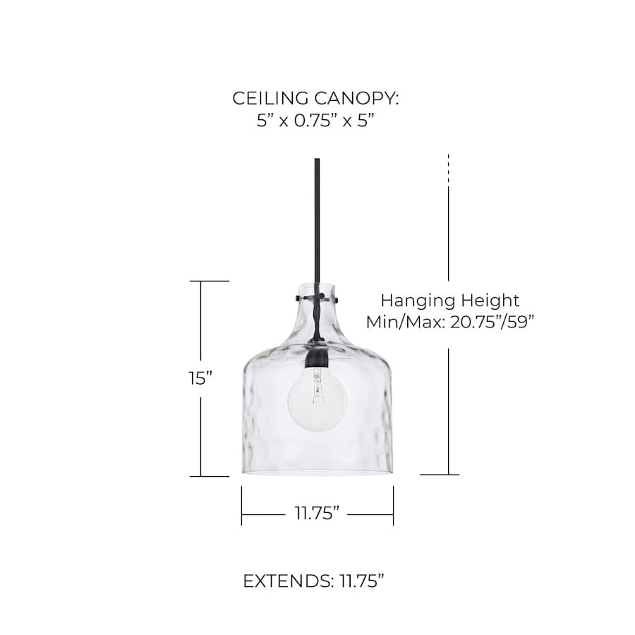 Tydon Minimalist Water Ripple Glass Pendant Light