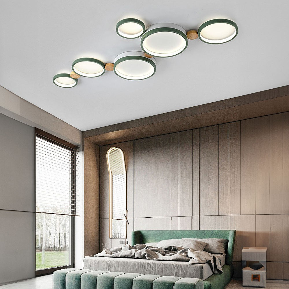 Phelith Modern Scandinavian Circle Ceiling Light